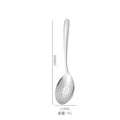 Axyaa Stainless Steel Serving Spoon Colander - Wide-mouthed, Catering Quality