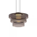 Axyaa Glass Pendant Light - Adjustable Luxury Chandelier for Kitchen Island, Living Room, Bedroom