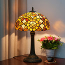 Stained Glass Desk Light Axyaa Brand – Retro Country Style Bedside Table Lamp