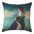 Axyaa European Style Cotton Linen Cushion Cover 45x45cm