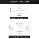Axyaa Modern Macaron LED Ceiling Light - Dimmable Nordic Decor for Home & Office