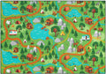 Axyaa Kids' Car Rugs: Non-Slip Room Play Mats for Boys and Girls
