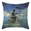 Axyaa European Style Cotton Linen Cushion Cover 45x45cm