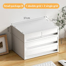 Axyaa 6-Tier Desk Organizer with Drawers - Office and Cosmetic Storage