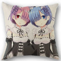 Axyaa Cotton Linen Square Decorative Pillowcase Pillow Covers Cases for Home Decor