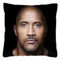 Dwayne Johnson Rock Face Cushion Cover for Sofa by Axyaa - Home Decor Pillowcase