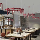 Axyaa U-shaped Chandelier Water Pipe Fixture for Restaurant, Bar, Bedroom - Creative Design
