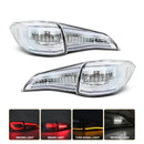 Axyaa Tail Lamps for Toyota Vios 2018-2023 LED Running Reverse Turn Signal Brake Lights
