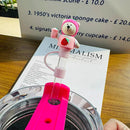 Axyaa Bear Silicone Straw Toppers for Thermos Tumbler - 7-8mm