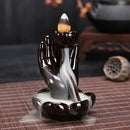 Axyaa Ceramic Incense Tower Burner | Reverse Flow Backflow Incense Ornament