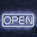 Axyaa Vertical LED Neon Open Sign - Ultra Bright for Store Promotions