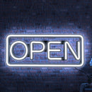 Axyaa Vertical LED Neon Open Sign - Ultra Bright for Store Promotions