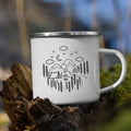 Axyaa Mountain Enamel Mug: Creative Camping Coffee Tea Cup for Hiking Gift
