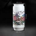 Axyaa Jingdezhen Ceramic Vase with Dracaena sanderiana for Painting and Calligraphy