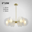 Axyaa Acrylic Flower Chandelier LED Pendant Light for Dining & Bedroom Décor
