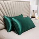 Axyaa Silky Satin Pillowcase - Solid Color, Queen/King Comfortable Pillow Cover