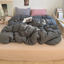 Axyaa Four Season Bedding Set, Washed Cotton, Duvet Cover, Pillowcase, Top Sheet