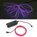 Axyaa Neon Glow Thread 1.3mm with Battery Pack for DIY Model Decoration