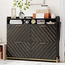Axyaa Entryway Shoe Cabinet: Slim Hidden Storage, 4 Flip Drawers, Large Organizer Rack