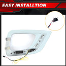 Axyaa Car LED DRL Turn Signal Daytime Running Lights for Nissan Navara NP300 2015-2019