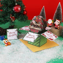 Axyaa 3D Swan Mermaid Christmas New Year Greeting Cards Decor Gift