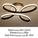 Axyaa Flower Ceiling Light: Nordic Warm LED for Bedroom, Living Room, Study & Restaurant.