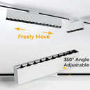Axyaa 10/20W COB LED Track Light: Adjustable Ceiling Spot Lamp for Aisle Shop Lighting