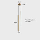 Axyaa Minimalist Pendant Lights: Gold/Black Adjustable Chandeliers for Bedroom, Living, Dining Room