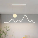 Axyaa Modern White LED Ceiling Chandelier for Home Interior Lighting Décor