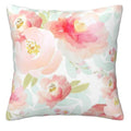 Colorful Watercolor Floral Pattern Pillow Cover by Axyaa for Sofa, Bedroom, Car