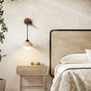 Axya Retro Stone Wall Lamp Yellow Vintage Style Lighting