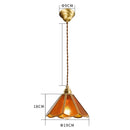 Axyaa Glass LED Pendant Lamp: Nordic Modern Home Indoor Lighting, Copper Hanglamp