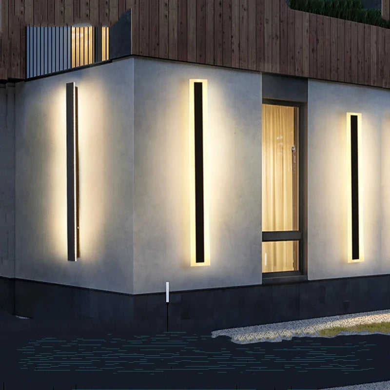 Axyaa Modern IP65 LED Wall Lamp for Outdoor Garden Decor