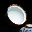 Axya Hand-painted Ceramic Stew Pot with Lid - Kitchen Tableware Soup Bowl