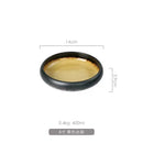 Axyaa 6inch Ceramic Plate Korean Kimchi Salad Dish Single Plate Bowl