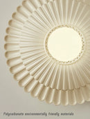 Axyaa French Cream Wind Wall Lamp - Elegant Carved Design for Bedroom & Living Room