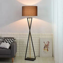 Axyaa Modern Minimalist Fabric Floor Lampshade for Home Lighting