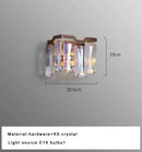 Axyaa Italian Crystal Round LED Pendant Lamp for Luxury Living and Dining Rooms