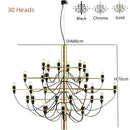 Axyaa Designer Chandeliers LED Lighting Fixtures for High Rise VillaStaircase and Dining Room