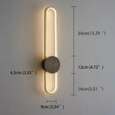 Axyaa Nordic LED Wall Sconce: Modern Luxury Indoor Lighting for Home Decor