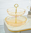 Axyaa Multi-Layer Snack Tray Set for Family Tea Table and Living Room