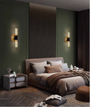 Axyaa Crystal Rod LED Wall Light: Modern Bedroom Living Room Lamp for Aisle & Corridor