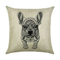 Axyaa Cartoon Design Linen Pillowcase for Home Décor