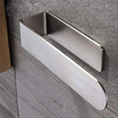 Axyaa Stainless Steel Towel Rack for Bathroom with Paper Holder
