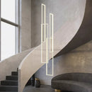 Axyaa Modern LED Pendant Chandeliers for Staircase Living Room Lighting