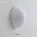 Moon Lampshade LED Wall Light by Axyaa: Modern 3D Print for Bedroom, Living Room & Hallway.