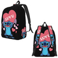 Axyaa Kids Backpack for School & Travel | Stitch Accessories | Preschool Kindergarten Daypack
