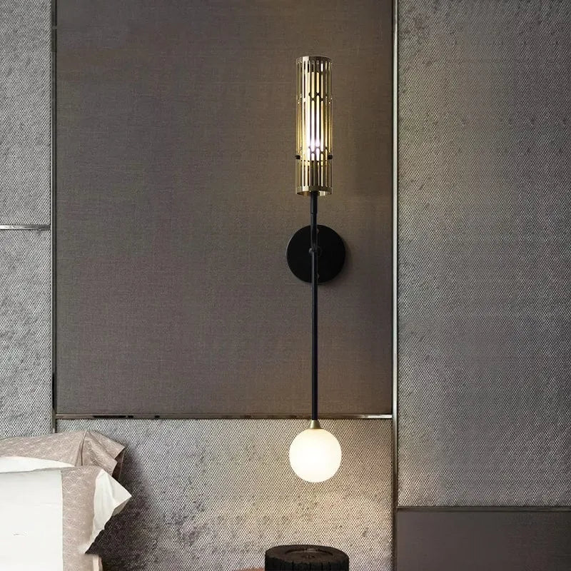 Nordic LED Wall Sconce by Axyaa: Luxury Bedroom Decor Light for Living Room Balcony