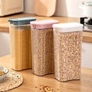 Axyaa Sealed Grain Rice Container Storage Box, Moisture-Proof Kitchen Organizer