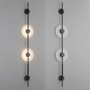Axyaa Modern Gold Black LED Wall Lamp for Stylish Interiors